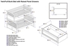 Columbia Twin/Full Bunk Bed - Caramel Latte AB55207 - AB55207