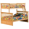 Columbia Twin/Full Bunk Bed - Natural AB55205 Columbia Twin/Full Bunk Bed - Natural AB55205