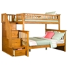 Columbia Twin/Full Staircase Bunk Bed - Caramel Latte AB55707 Columbia Twin/full Staircase Bunk Bed - Caramel Latte AB55707