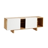 LAX Series Entertainment Shelf With Base LAX.3X.WT.WH - LAX.3X.BASE.WT.WH