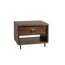 Randy Nightstand Blending traditional with modern, the Randy Nightstand matches nearly all of our wood bed frames with ease.