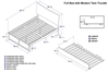 Soho Platform Bed - Flat Panel Footboard - AR9122117