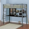 Mammoth Twin Loft Bunk Bed Where ordinary youth bedroom furniture becomes extraordinary sleep, study and storage: meet the Mammoth Loft Bunk Bed.