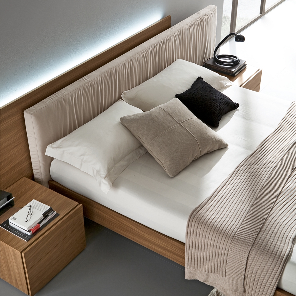 aniston platform bed modern floating style design elegant online