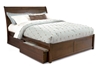 Bordeaux Platform Bed - Flat Panel Footboard - AP92X3200