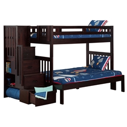 Cascade Twin/Full Staircase Bunk Bed AB63701 Cascade Twin/Full Staircase Bunk Bed AB63701