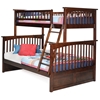 Columbia Twin/Full Bunk Bed - Antique Walnut AB55204 Columbia Twin/Full Bunk Bed - Antique Walnut AB55204
