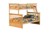 Columbia Twin/Full Bunk Bed - Natural AB55205 - AB55205
