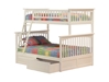 Columbia Twin/Full Bunk Bed - White AB55202 - AB552X20