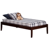 Concord Platform Bed with Open Footrails - Antique Walnut - AR80X1004