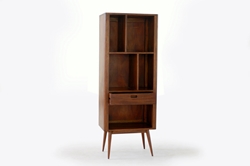 Fifties Solid Wood Bookcase 