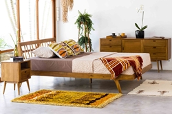 Fifties Platform Bed - Danish Honey Inspired by the clean lines and simplistic design of vintage mid-century furniture, the Fifties Platform Bed - Danish Honey will add ample character and charm to any bedroom.