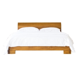 Kobe Platform Bed - Danish Honey king platform bed, Asian platform bed, contemporary platform bed