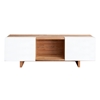 LAX Series Entertainment Shelf With Base LAX.3X.WT.WH - LAX.3X.BASE.WT.WH