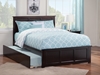 Madison Platform Bed with Matching Footboard - Espresso - AR86X6X11