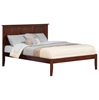 Madison Platform Bed with Open Footrails - Antique Walnut - AR86X1004