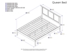Madison Platform Bed with Open Footrails - Caramel Latte - AR86X1007