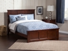 Madison Traditional Bed with Matching Footboard - Antique Walnut - AR86X6034