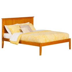 Madison Traditional Bed with Open Footrails - Caramel Latte Madison Traditional Bed with Open Footrails - Caramel Latte