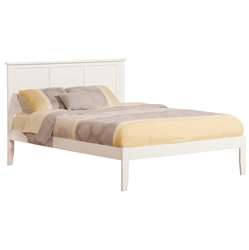 Madison Traditional Bed with Open Footrails - White Madison Traditional Bed with Open Footrails - White