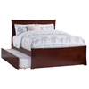 Metro Platform Bed with Matching Footboard - Antique Walnut Metro Platform Bed with Matching Footboard - Antique Walnut