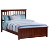 Mission Traditional Bed with Matching Footboard - Antique Walnut Mission Traditional Bed with Matching Footboard - Antique Walnut