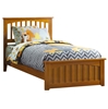 Mission Traditional Bed with Matching Footboard - Caramel Latte Mission Traditional Bed with Matching Footboard - Caramel Latte