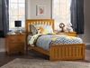 Mission Traditional Bed with Matching Footboard - Caramel Latte - AR87X6037