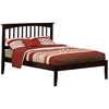 Mission Traditional Bed with Open Footrails - Antique Walnut - AR87X1034