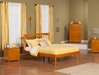 Mission Traditional Bed with Open Footrails - Caramel Latte - AR87X1037