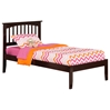 Mission Traditional Bed with Open Footrails - Espresso - AR87X1031