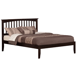 Mission Traditional Bed with Open Footrails - Espresso Mission Traditional Bed with Open Footrails - Espresso