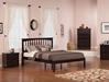 Mission Traditional Bed with Open Footrails - Espresso - AR87X1031