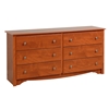 Monterey 6-Drawer Dresser - Cherry CDC-6330-K - CDC-6330-K