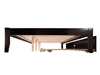 Nantucket Platform Bed with Flat Panel Footboard - Espresso - AR82X2X11