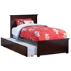 Nantucket Platform Bed with Matching Footboard - Espresso - AR82X6X11