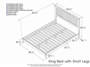 Nantucket Platform Bed with Open Footrails - Caramel Latte - AR82X1007