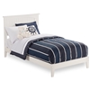 Nantucket Platform Bed with Open Footrails - White - AR82X1002