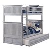 Nantucket Twin/Twin Bunk Bed - Driftwood Grey AB59108 - AB591X80