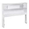 Newport Bookcase Headboard - White - AR2858X2