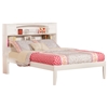 Newport Platform Bed with Open Footrails - White Newport Platform Bed with Open Footrails - White