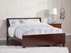 Orlando Traditional Bed with Matching Footboard - Antique Walnut - AR81X6034