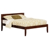 Orlando Traditional Bed with Open Footrails - Antique Walnut - AR81X1034