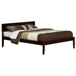 Orlando Traditional Bed with Open Footrails - Espresso Orlando Traditional Bed with Open Footrails - Espresso