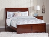Portland Traditional Bed with Matching Footboard - Antique Walnut - AR89X6034
