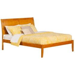 Portland Traditional Bed with Open Footrails - Caramel Latte Portland Traditional Bed with Open Footrails - Caramel Latte