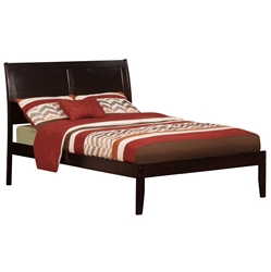 Portland Traditional Bed with Open Footrails - Espresso Portland Traditional Bed with Open Footrails - Espresso