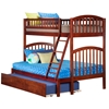 Richland Twin/Full Bunk Bed - Antique Walnut AB64204 - AB642X40