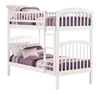 Richland Twin/Twin Bunk Bed - White AB64102 Richland Twin/Twin Bunk Bed - White AB64102