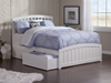 Richmond Platform Bed with Matching Footboard - White - AR88X6X12